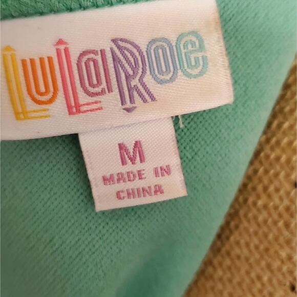 LulaRoe floral‎ Amelia dress size medium - Picture 7 of 8